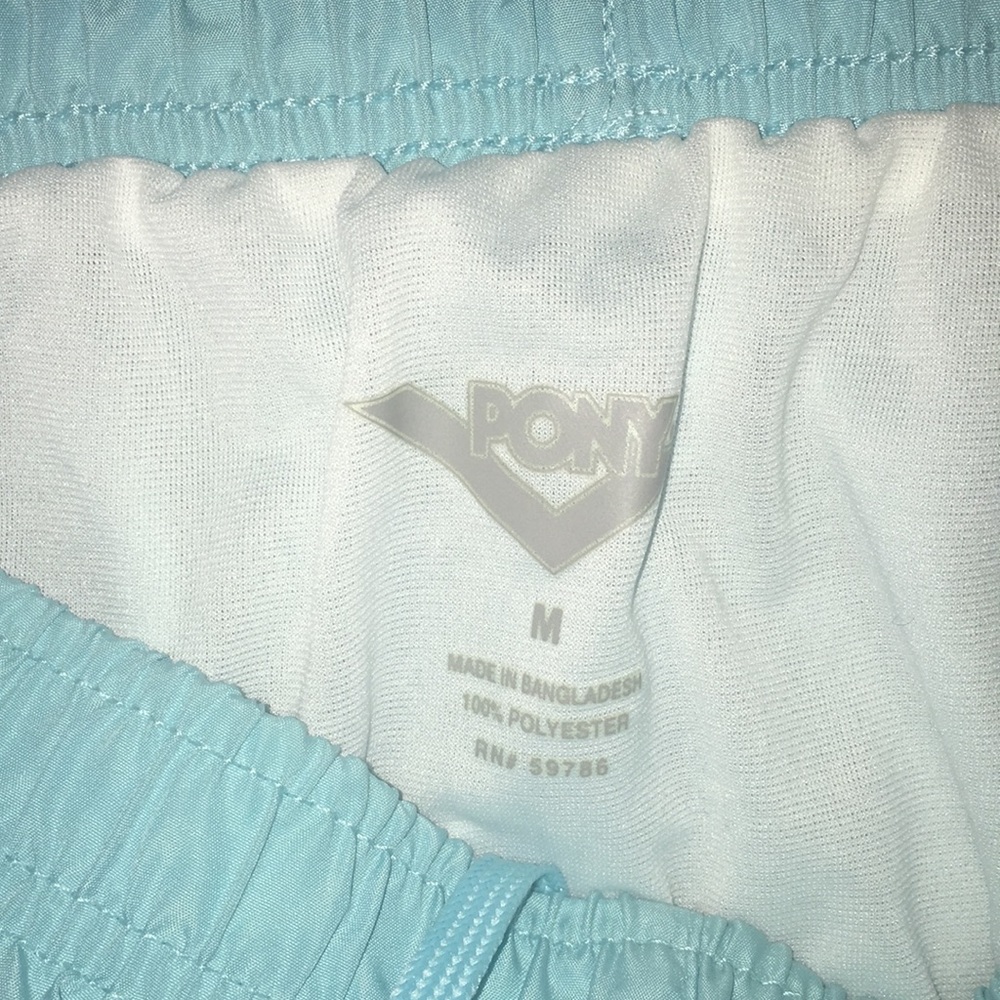 Pony Teal Shorts with liner - Picture 2 of 2